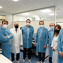 Pedro Duque, Minister of Science and Innovation and Ignacio Aguado, Vice President of the Madrid region, visit the facilities - October 24, 2020