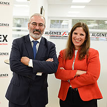 José Escribano (Algenex Founder and Chief Science Officer) and Claudia Jiménez (Algenex General Director)